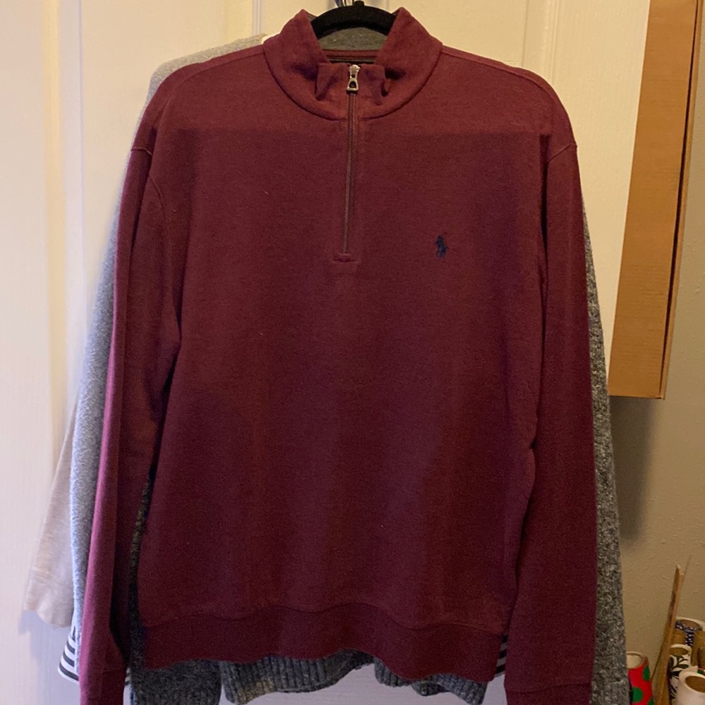 A Polo Ralph Lauren 3/4 zip long sleeve super soft!
